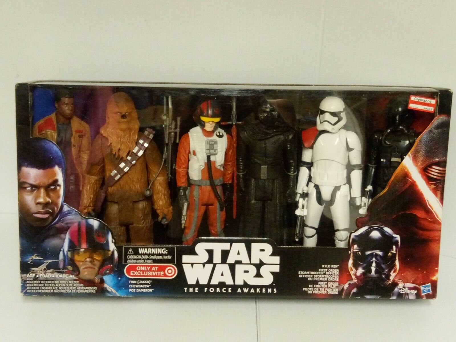 Star Wars The Force Awakens 12" Action Figures Target Exclusive Set of 6 NEW!