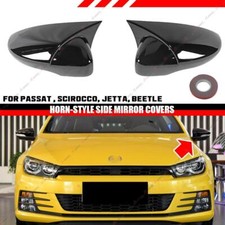2X Spiegelkappen Außenspiegel Gehäuse für VW Passat Scirocco Beetle EOS Jetta