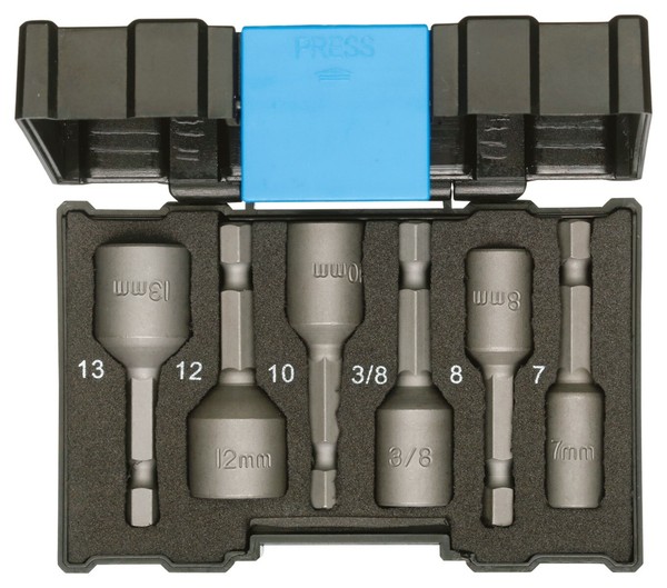 "Gedore Bit-Box SteckschlüSsel Maschinenaufnahme 6,3 Mm (1/4\") 6-Teilig 666-006"-image