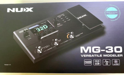 New NUX MG-30 Versatile Modeler Guitar Multi-Effects Pedal TSAC-HD