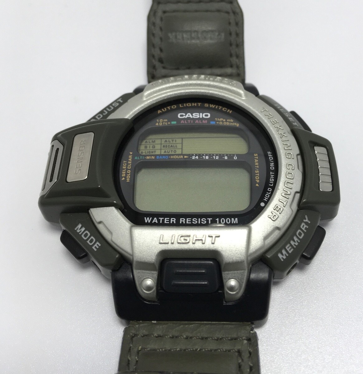 CASIO,PRO TREK,TRIPLE SENSOR,PRT-60,WR100M,NEW OLD STOCK,FREE SHIPPING WITH DHL CASIO,PRO TREK,TRIPLE SENSOR,PRT-60,WR100M,NEW OLD STOCK,FREE SHIPPING WITH DHL