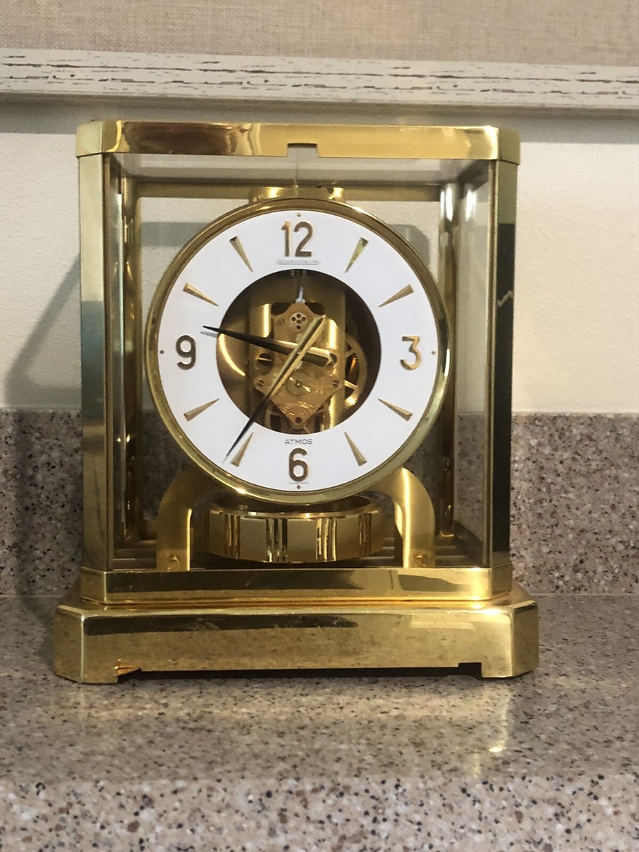 P*t様 Jaeger-leCoultre Atmos機械式置時計 ゴールド JAEGER LECOULTRE ATMOS PERPETUAL MOTION CLOCK WORKING