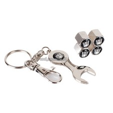 5x Transformers Decepticons Car Wheel Tire Caps Valve Stem Cover Keychain Keyfob