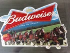 Rare Vintage 2005 Budweiser King Of Beers Clydesdale Team Metal Sign