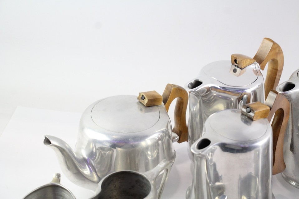 Vintage Picquot Ware Complete Tea Service Aluminium Kitchenware Job Lot ...