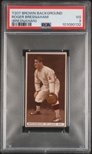 1912 T207 Brown Background Roger Bresnaham (Bresnahan) PSA 3