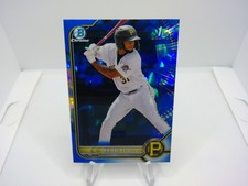 2022 Bowman Chrome Sapphire Maikol Escotto 1st Bowman Pittsburgh Pirates #BCP-52