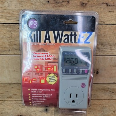 Kill A Watt EZ Electricity Usage Monitor P4460 Energy Power Meter New Sealed