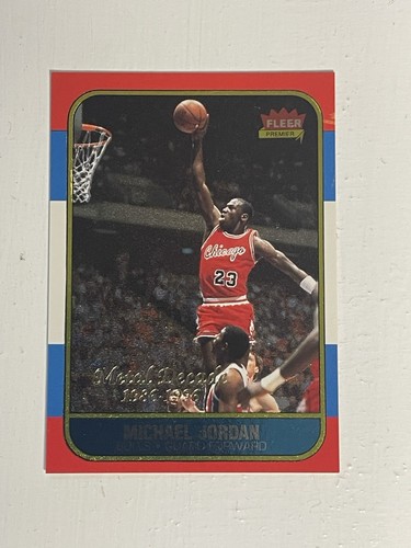1996 FLEER METAL DECADE OF EXCELLENCE #M4 MICHAEL JORDAN 🔥CHICAGO BULLS🔥 WOW