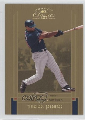 2005 Donruss Classics Gold Timeless Tributes 15/50 Torii Hunter #48 0f8