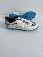 Nike Hypervenom Phelon White Blue Soccer Cleats Football Boots US11 UK10 EUR45