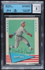 JSA Certified 1961 Fleer Baseball Greats Waite Hoyt #44 Encased by BGS HOF 0q3