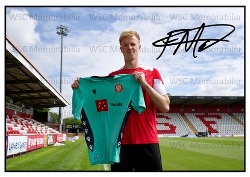 10995. Filip Marschall Signed Pictures (A4 Prints) Stevenage Villa Crewe MK etc