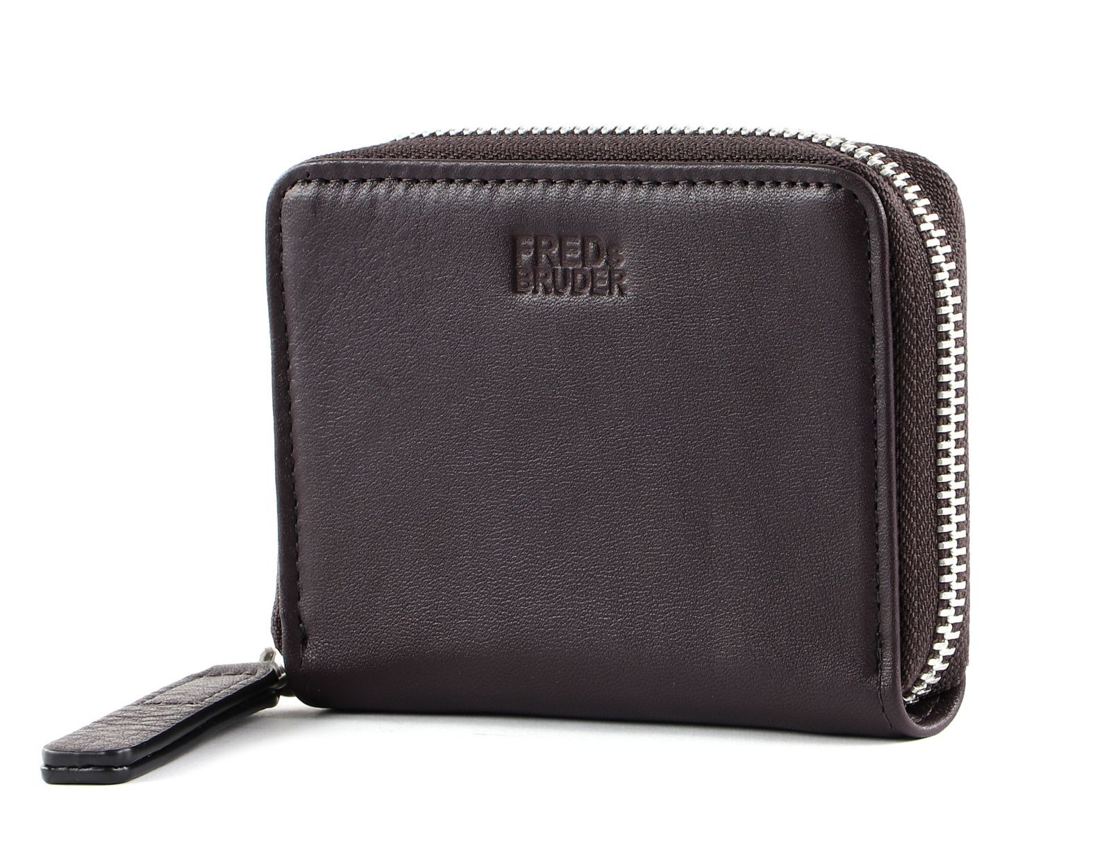 FREDsBRUDER purse FB Coin Nugget Dark Maroon
