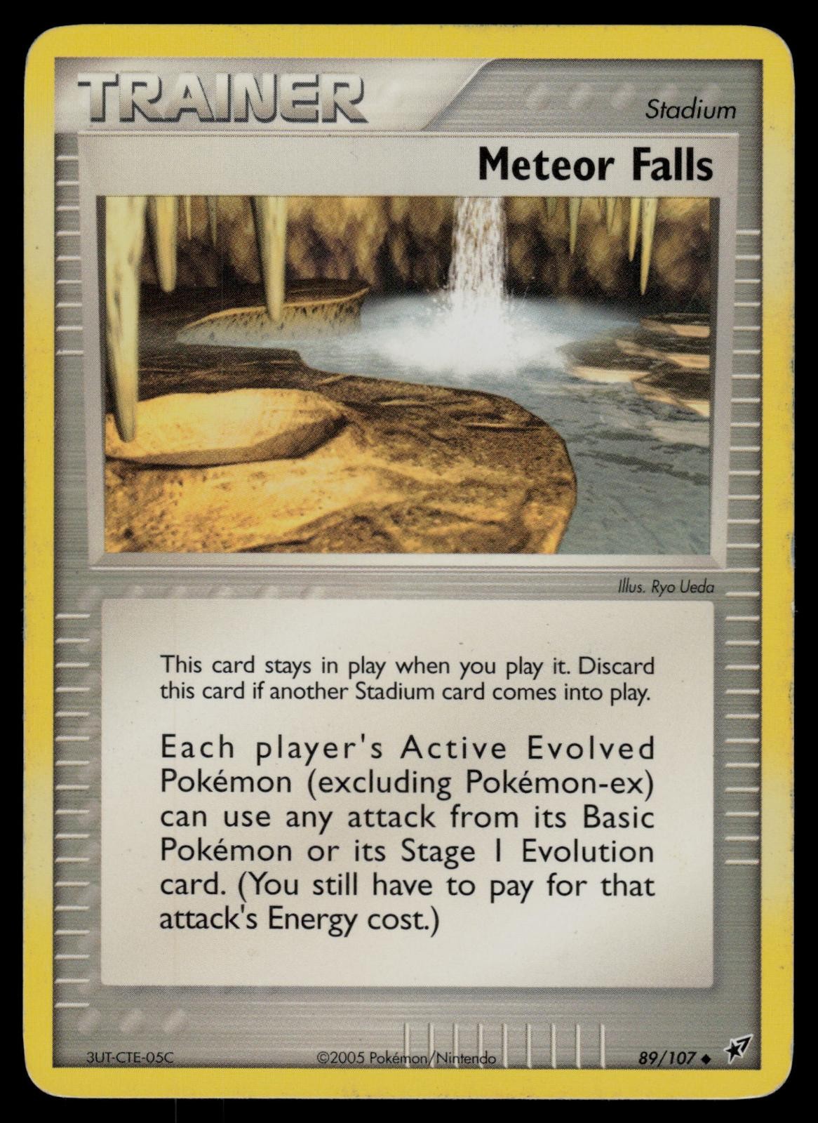Meteor Falls 89/107 Uncommon Deoxys Pokemon Lightly Played