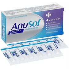 Image of Anusol Soothing Relief - 12 Suppositories