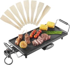 Teppanyaki Grill XL 2000W Electric Griddle with Non Stick Plate Easy Clean BBQ