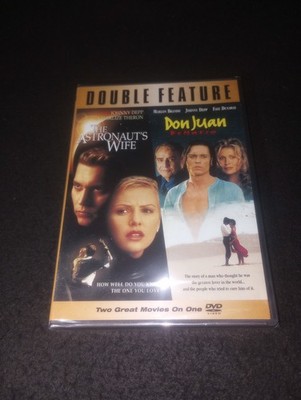 The Astronaut's Wife/Don Juan DeMarco DVD New Johnny Depp Charlie Theron Brando