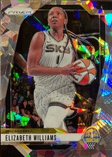 Elizabeth Williams Prizm 2024 #24 Silver Ice Prizm Chicago Sky