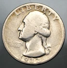 1932 S Washington Quarter - VG !!