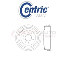Centric 123.62016 C-TEK Brake Drum for Kit Set Braking hy