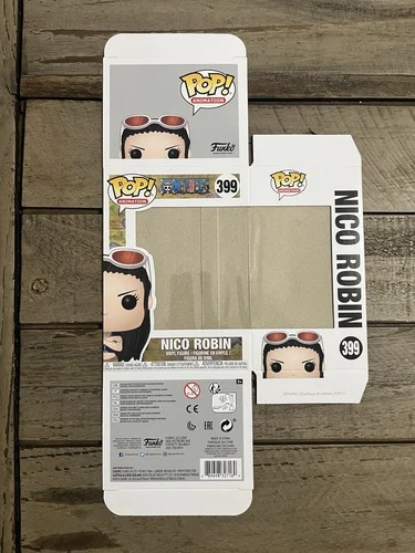 Funko POP Box Only #399 Nico Robin One Piece Anime Empty Replacement