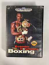 Evander Holyfield's Real Deal Boxing Sega Genesis Boxed Authentic Tested Working image
