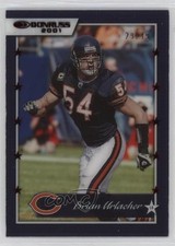 2021 Panini Clearly Donruss Retro 2001 Red 29/49 Brian Urlacher #01-2 HOF 16ze