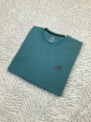 T-shirt de sport adidas Climalite bleu canard 2XL Homme #607 - Photo 1/4