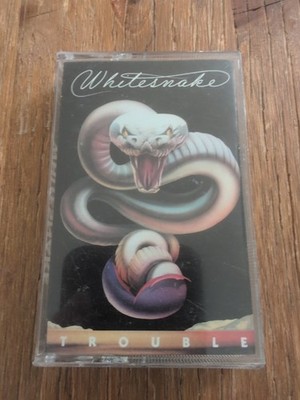 Whitesnake ''Trouble'' Cassette Tape 1978 Hard Rock Hair Bands