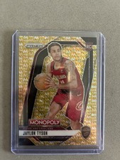 2024-25 Panini Prizm Monopoly Jaylon Tyson RC Gold Shimmer /500 (#40/500)