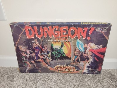 Dungeon! Fantasy Boardgame 1980 Vintage Game TSR The Game Wizards