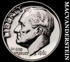 1961 Silver Roosevelt Dime-Choice Gem Proof Lustrous No Reserve #G8587