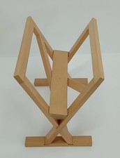 Table Top Print Browser Wooden Natural