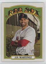 2021 Topps Heritage High Number SP JD Martinez #453 2g8