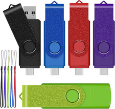 8GB USB C Thumb Drive,  USB 2.0 Dual Flash Drive 8GB USB Drive | Swivel