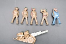 Vtg Barclay Manoil Pod Foot Sailor Lead Soldier Doughboys  Cannon Figure