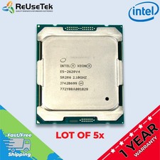 Lot of 5  Intel Xeon E5-2620V4 SR2R6 2.10GHz 8 Core LGA2011-3 CPU Processor