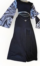 Outfit Completo -Gonna con Spacco, 2 Top Cintura Elasticizzata Tg M/L Statement