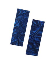 2 PCS Knife Handle Grips Scales Acrylic Inlace Material Knifemakers DIY Blue