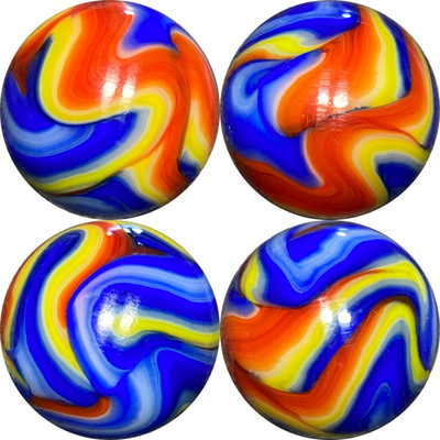 (one) MINT 23/32'' JABO INDIAN SUMMER MARBLE, outstanding colors & pattern.