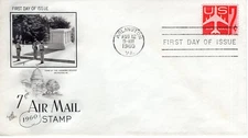 7 CENT AIR MAIL STAMP  - 1960 - DC1314