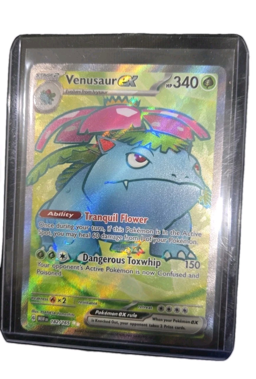 Venusaur ex - 182/165 - Ultra Rare - Scarlet & Violet 151 - Pokemon Card - NM/M