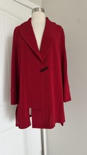 IC BY CONNIE K ONE BUTTON RED STRETCHY JACKET SIZE XL MADE IN USA