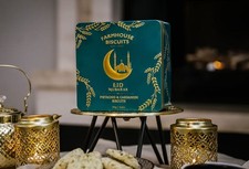 Eid Mubarak Biscuit Gift Box Tin - Assorted Flavour - Farmhouse Biscuits