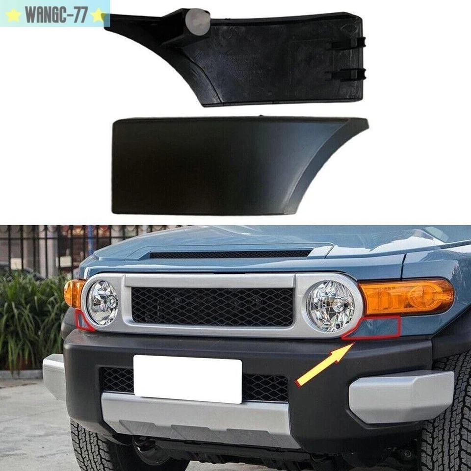 Parachoques delantero para Toyota FJ Cruiser 2007-14 parrilla faros relleno inferior moldura Foto 2 de 4