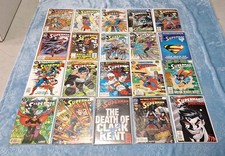 Superman DC Comics Lot Of 20 Free Shipping! Man Of Tomorrow Batman Blacksuit