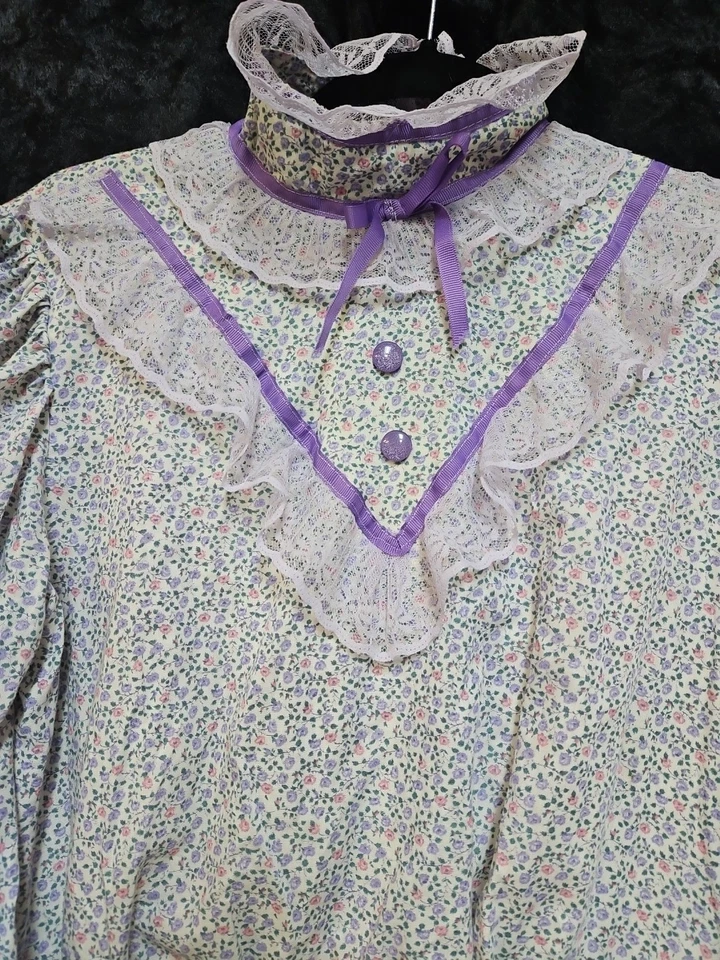 Performance Stage Costume Victorian Dress sizes  BUST 24" WAIST 34" LENGTH 54x - Image 4 of 4