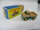 Matchbox Lesney Regular Wheels #49 Unimog- tan & turquoise, boxed