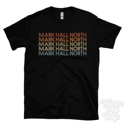 MARK HALL NORTH WIEDERHOLT RETRO STIL T-SHIRT Herren & Damen UK Ortsname Geschenk